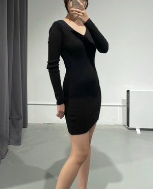Angora Slim Dress