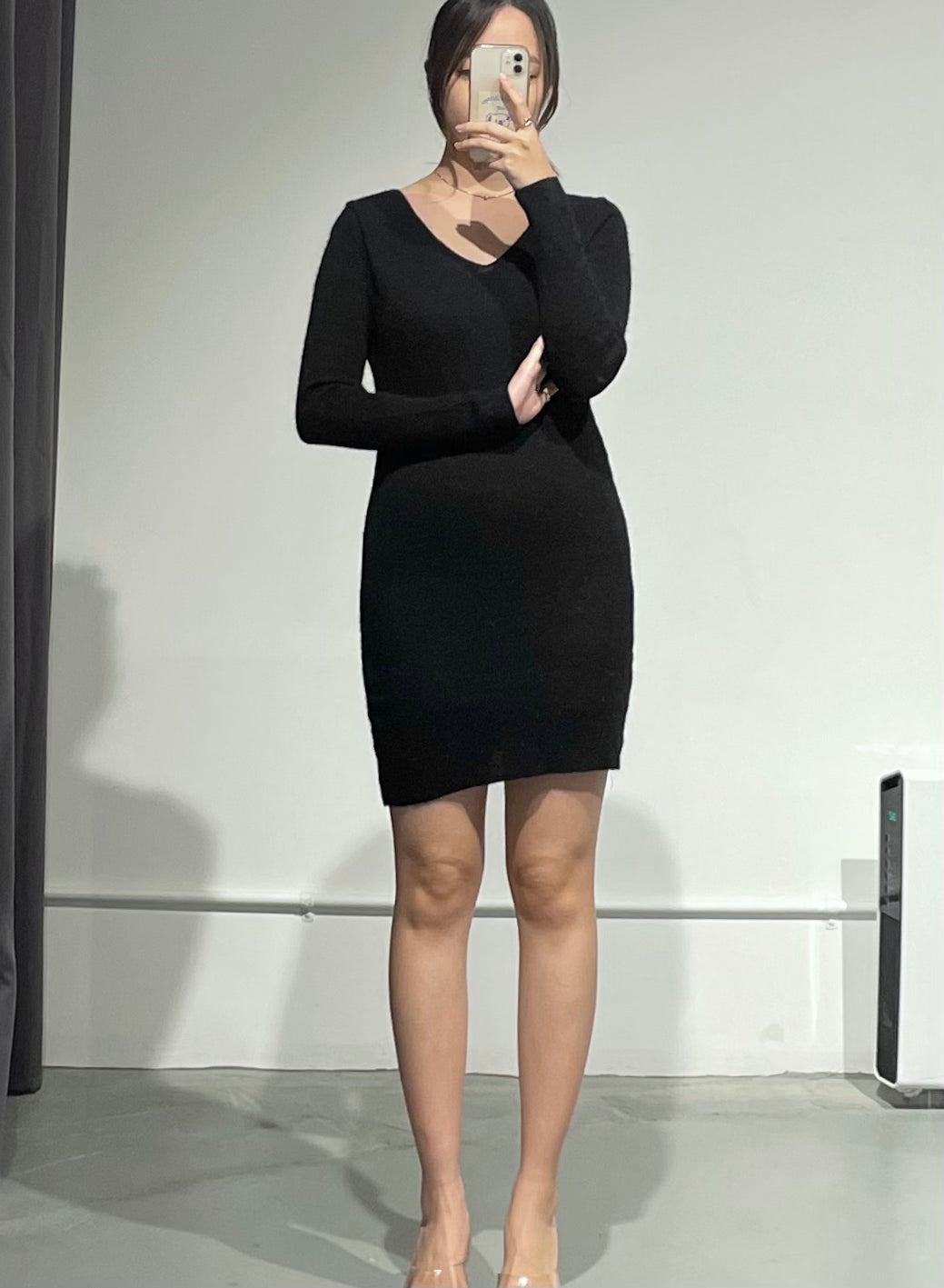 Angora Slim Dress