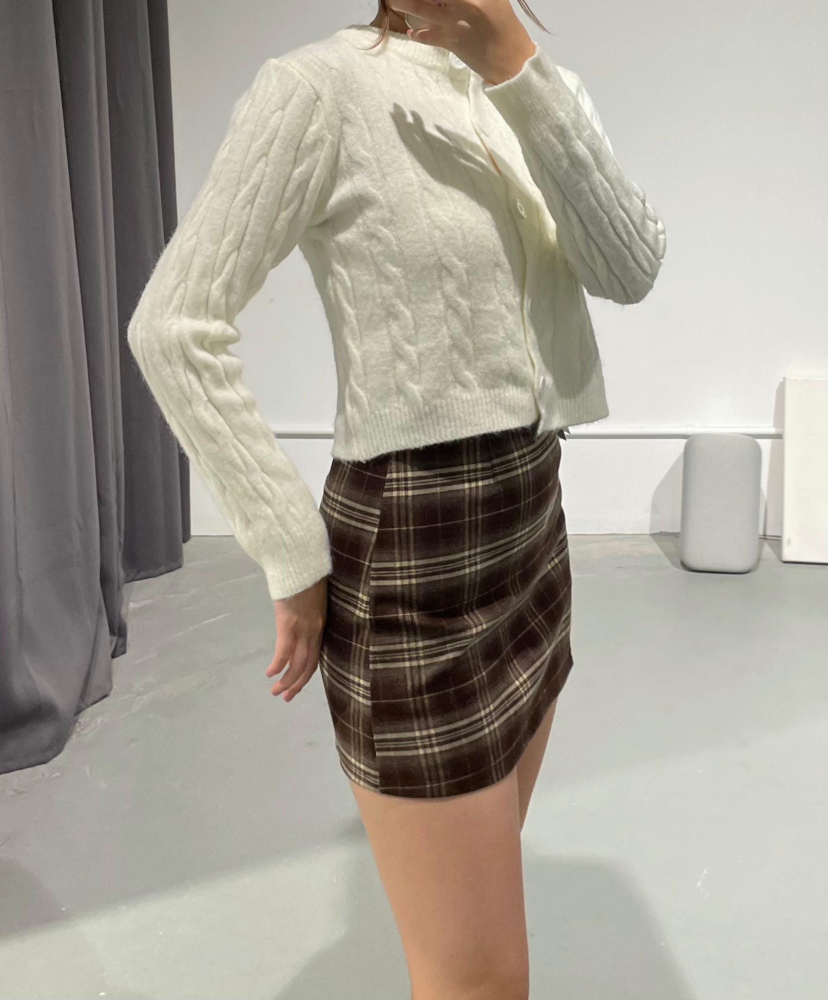 Tartan A Mini Skirt