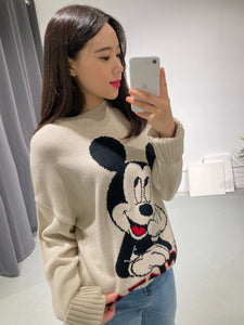 Mickey Resting Knit Top