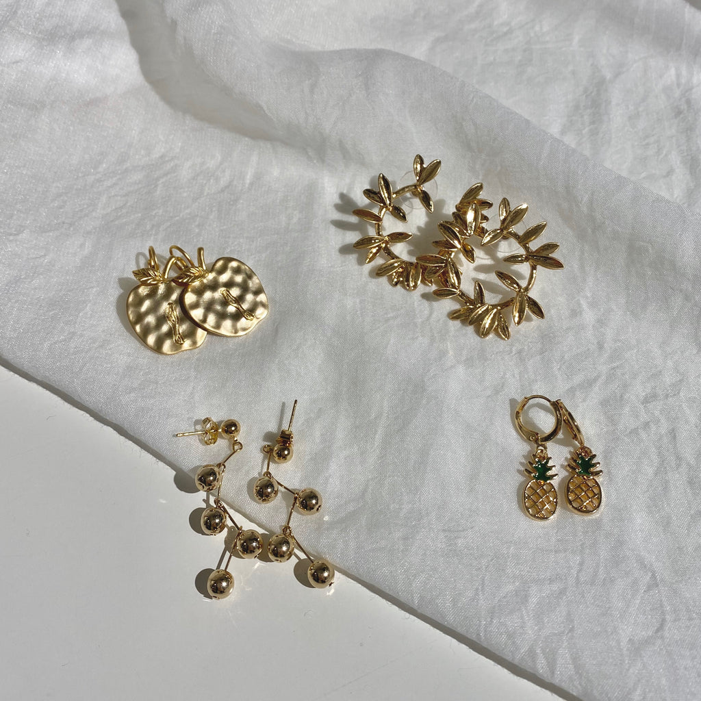 Gold Earrings - Nature Collections