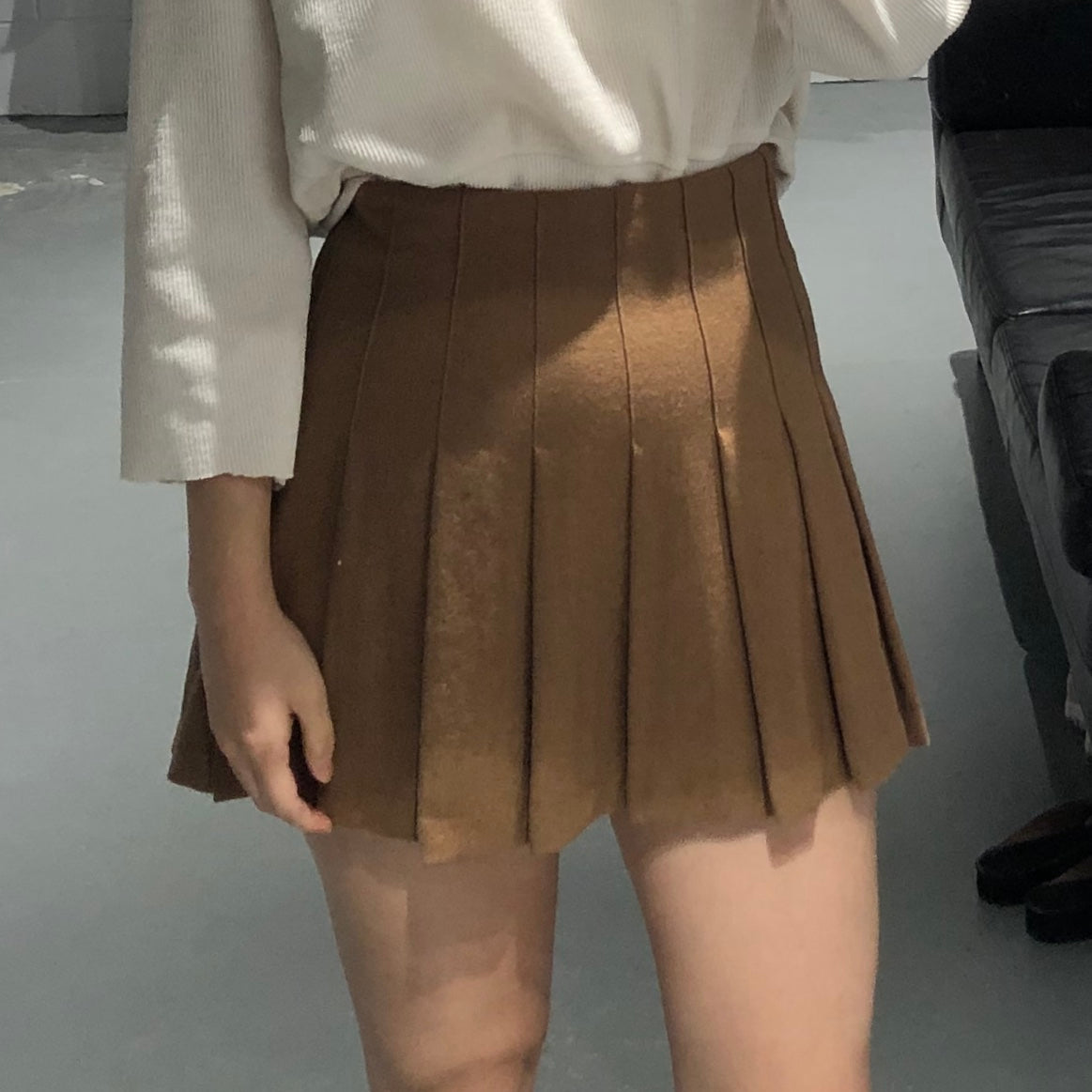 RUDA Wool Pleated Skirt