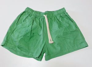 Cotton Shorts in Green