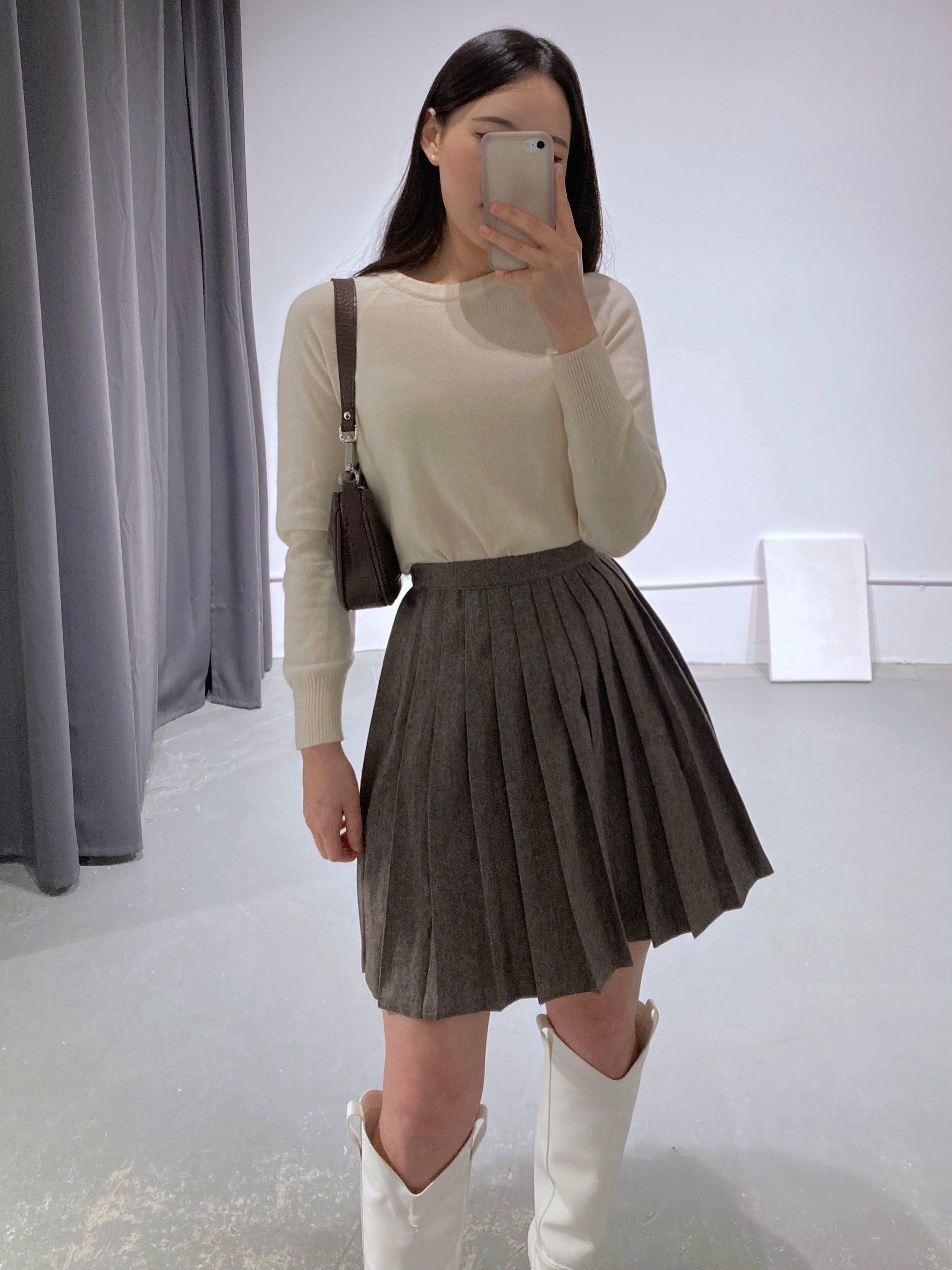 MyYoung Pleated Skirt