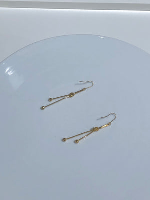 Gold Branch Earrings