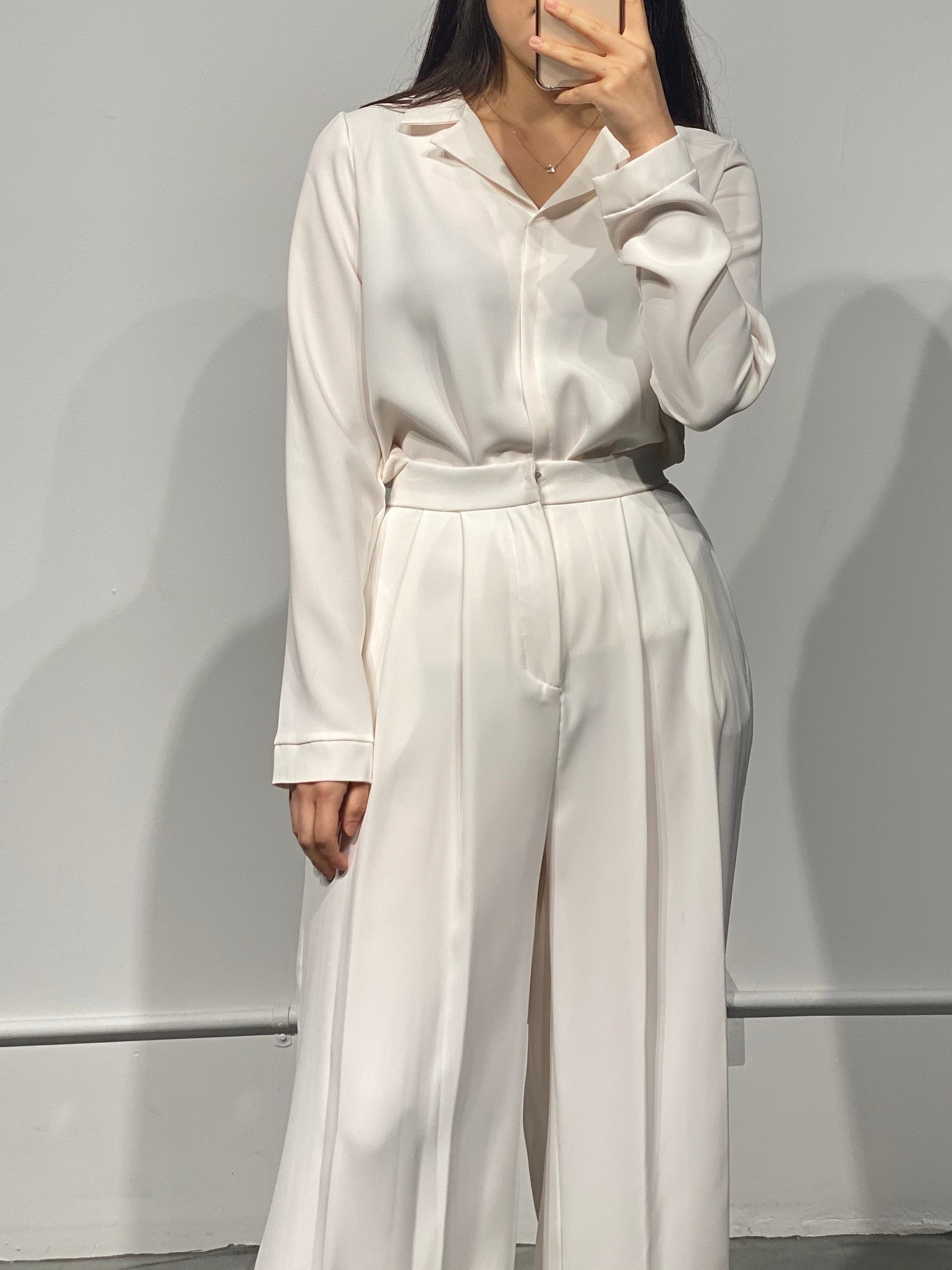 YUL Tailored Trousers in White