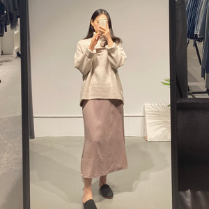 Eun Satin Skirt