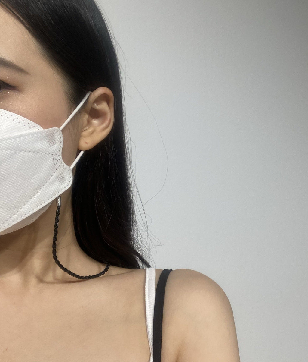 Faux Leather Mask Strap