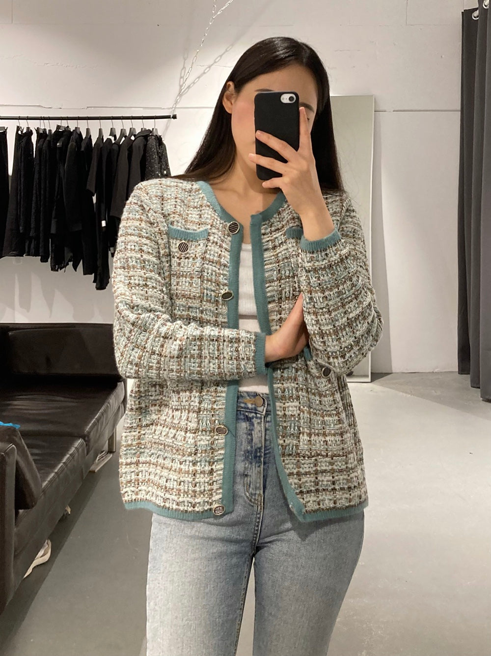SLOW Knit Tweed Cardigan