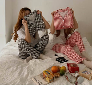 Gingham Pyjamas Set
