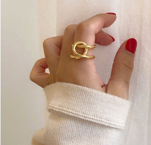 Wave Knot Ring (925 Silver)