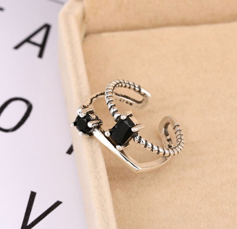 Antic Layer Ring (925 Silver)