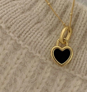 Lock Heart Necklace (925 Silver)