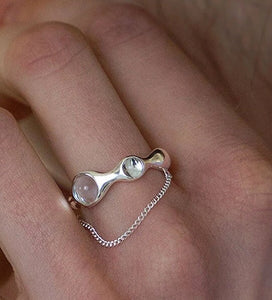 Halo Chain Ring (925 Silver)