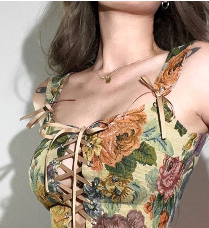 DAL Jacquard Eyelet Cami