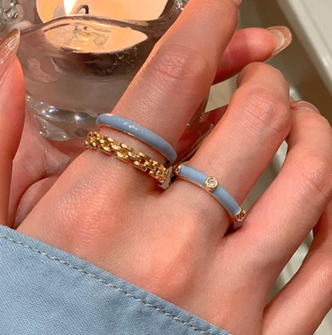 Baby Blue Ring (925 Silver)