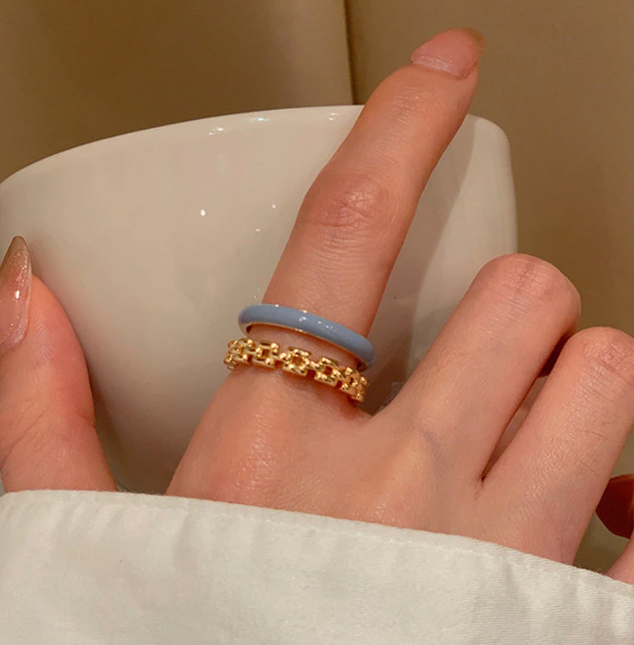 Baby Blue Ring (925 Silver)