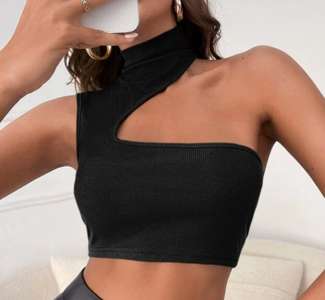 SHE Unbal Crop Top