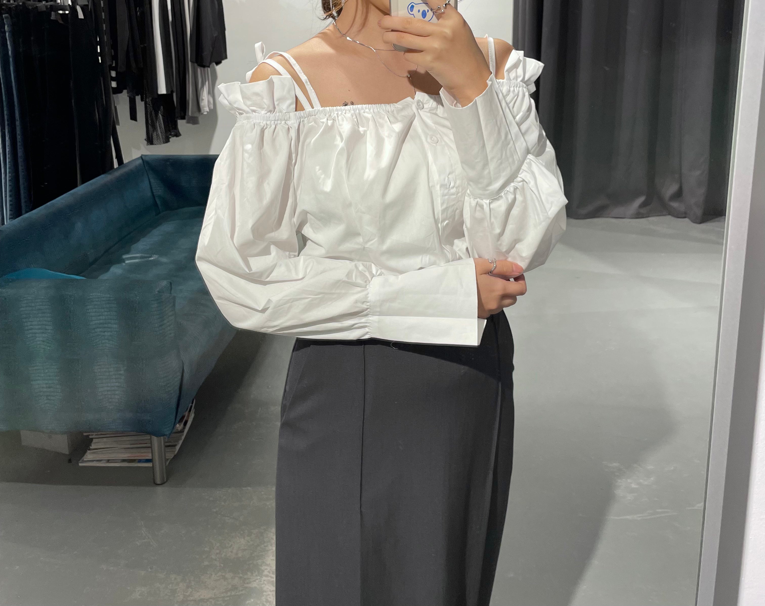 Nonon Off  Ribbon Blouse