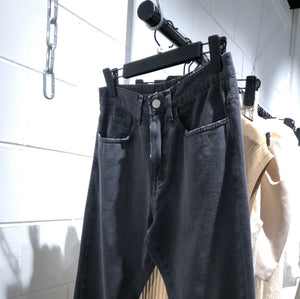 Grey Crop Jeans