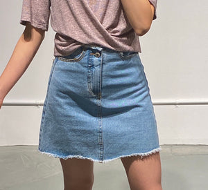 RUNA Denim Mini Skirt