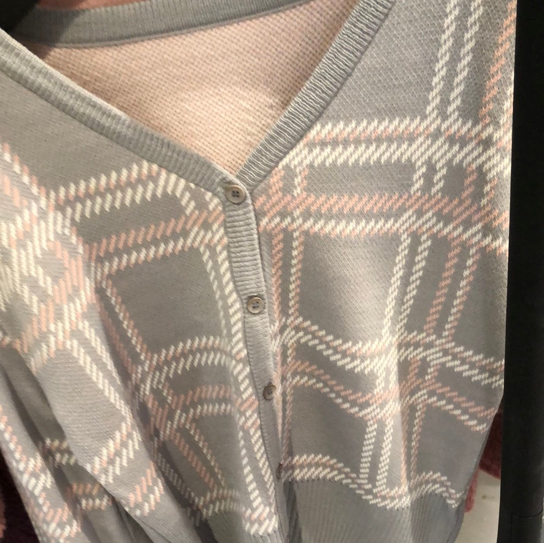 Dodori Spring Check Cardigan