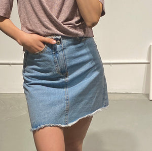 RUNA Denim Mini Skirt