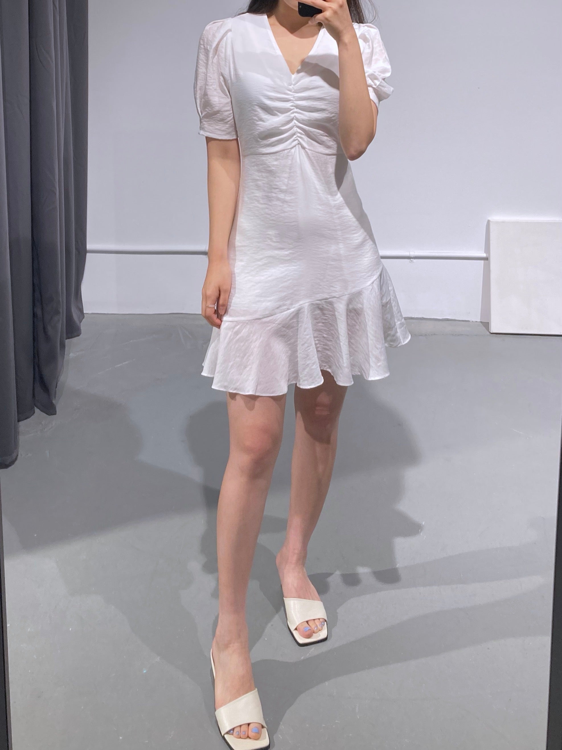 RAMI Shirring Dress