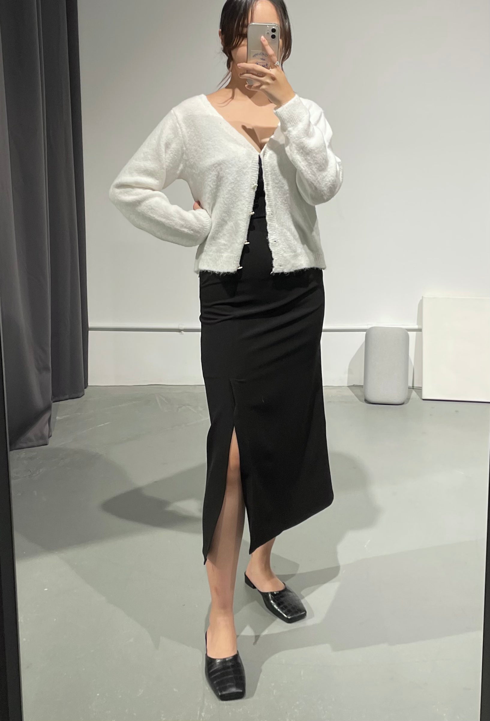 Soft Wool V Cardigan