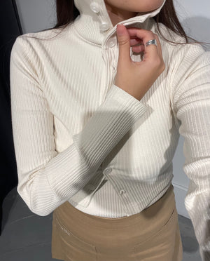 Habibi Rib Turtle Cardigan
