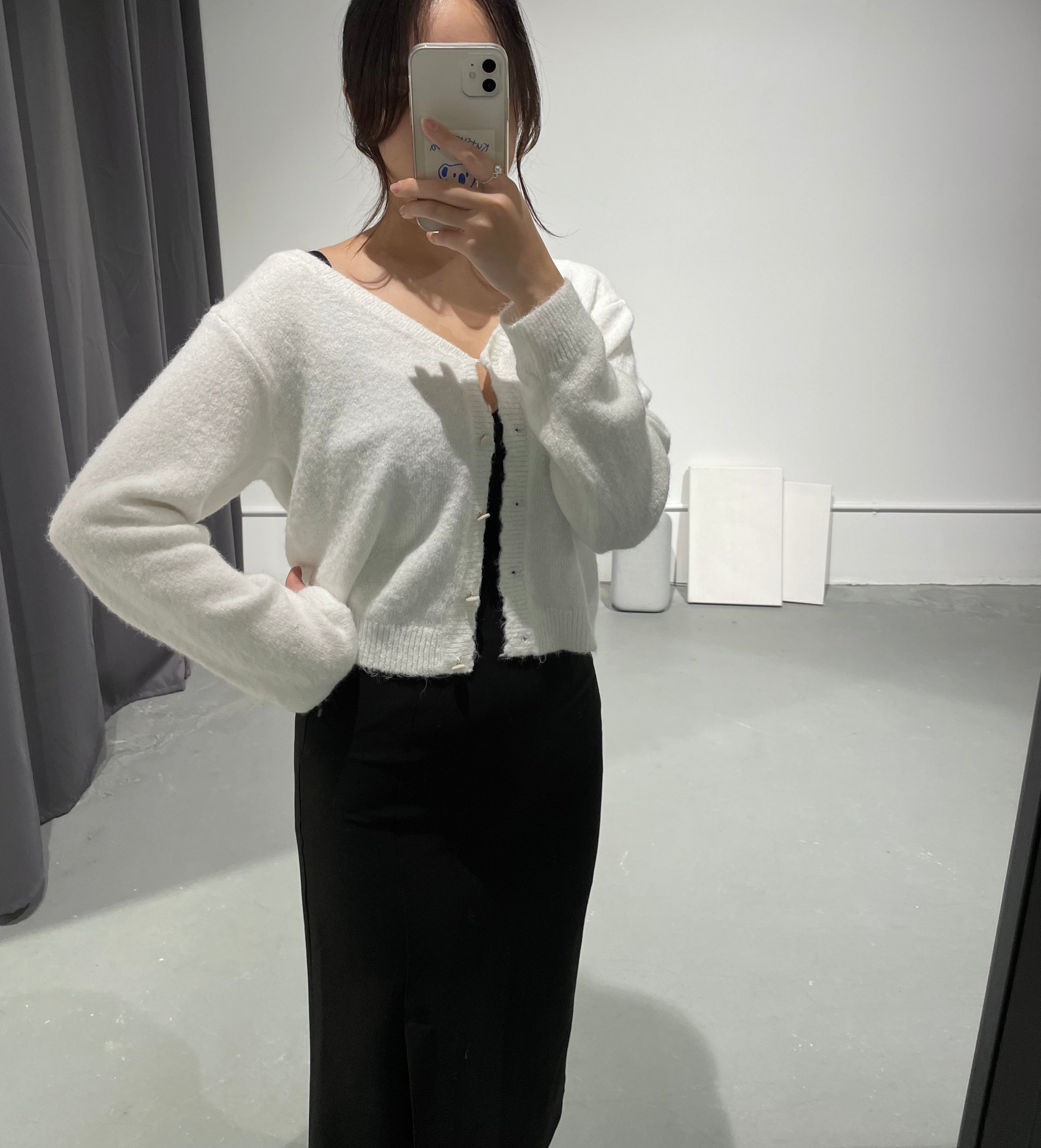 Soft Wool V Cardigan