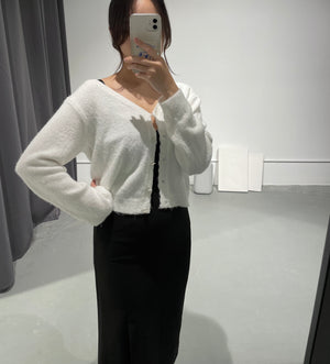 Soft Wool V Cardigan