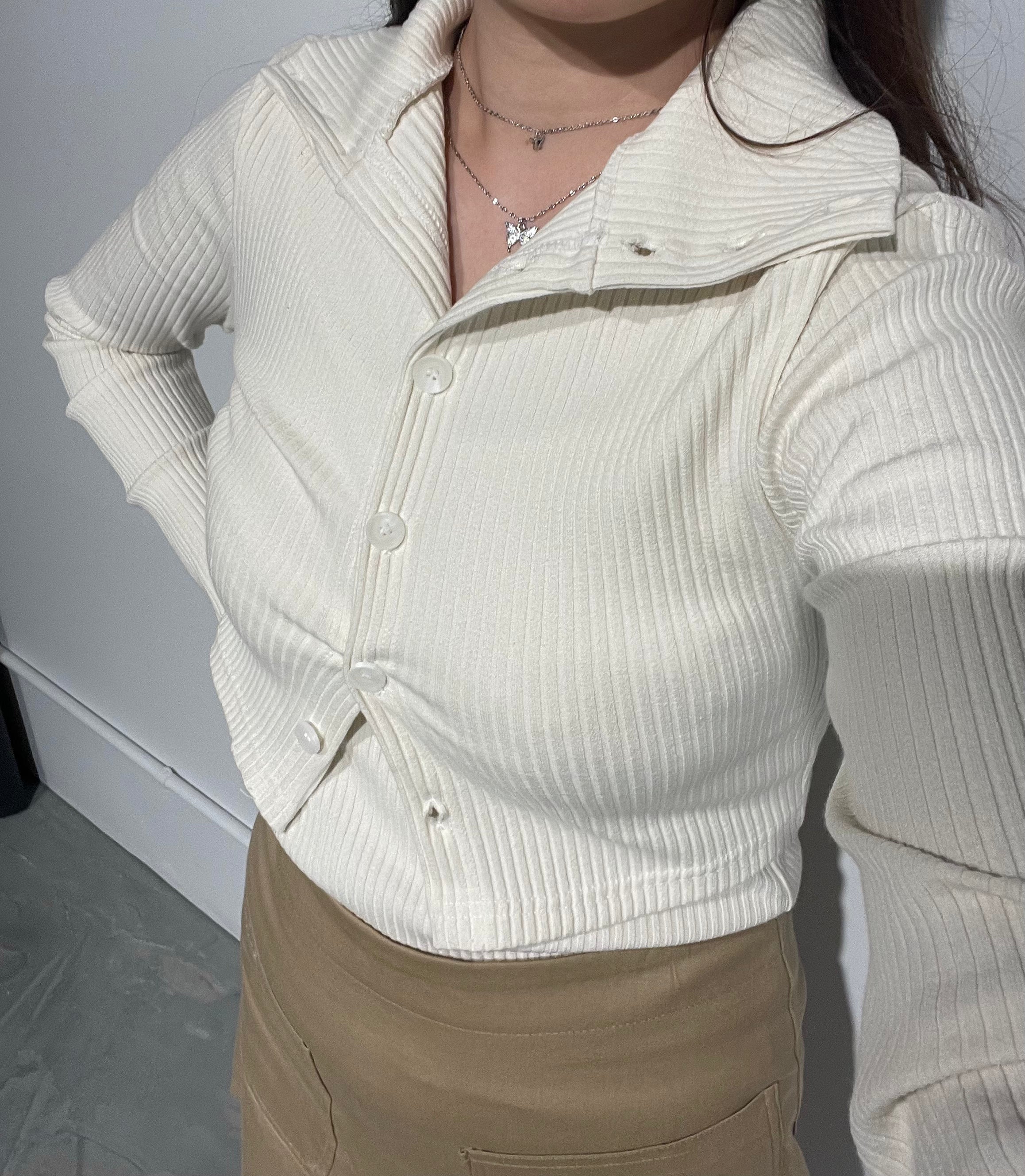 Habibi Rib Turtle Cardigan