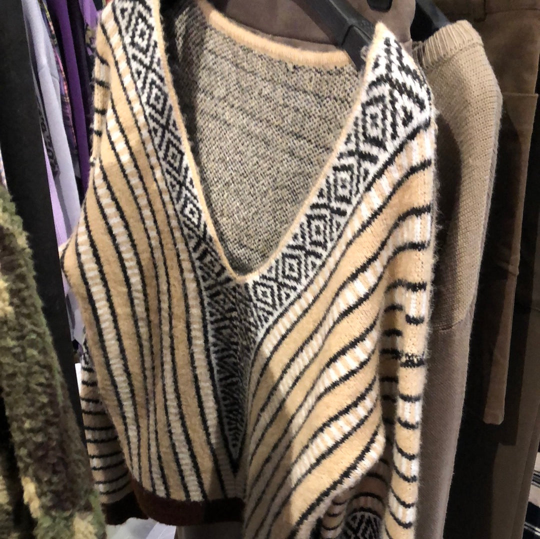 Ethnic V Knit