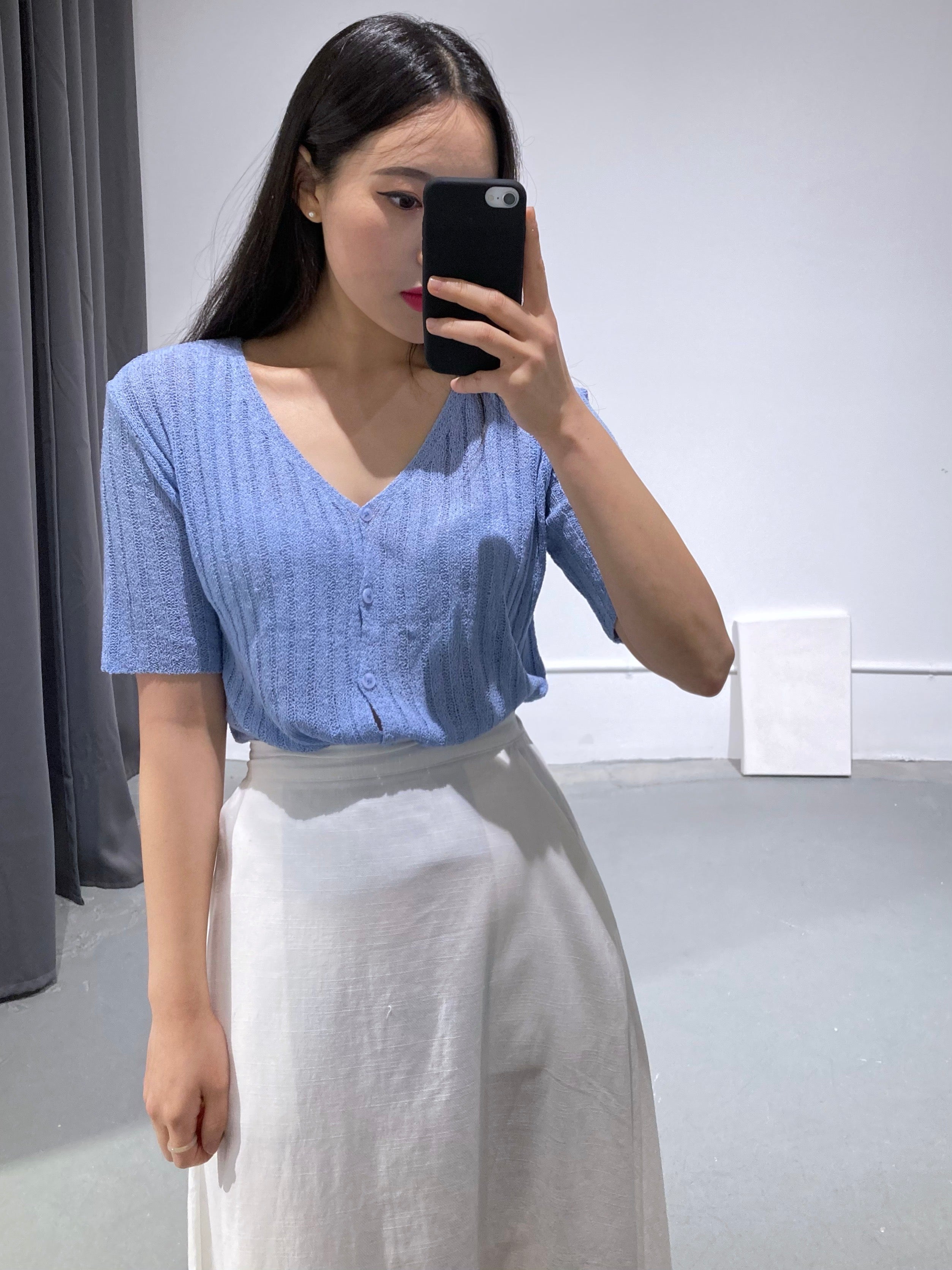 YURI Linen Long Skirt