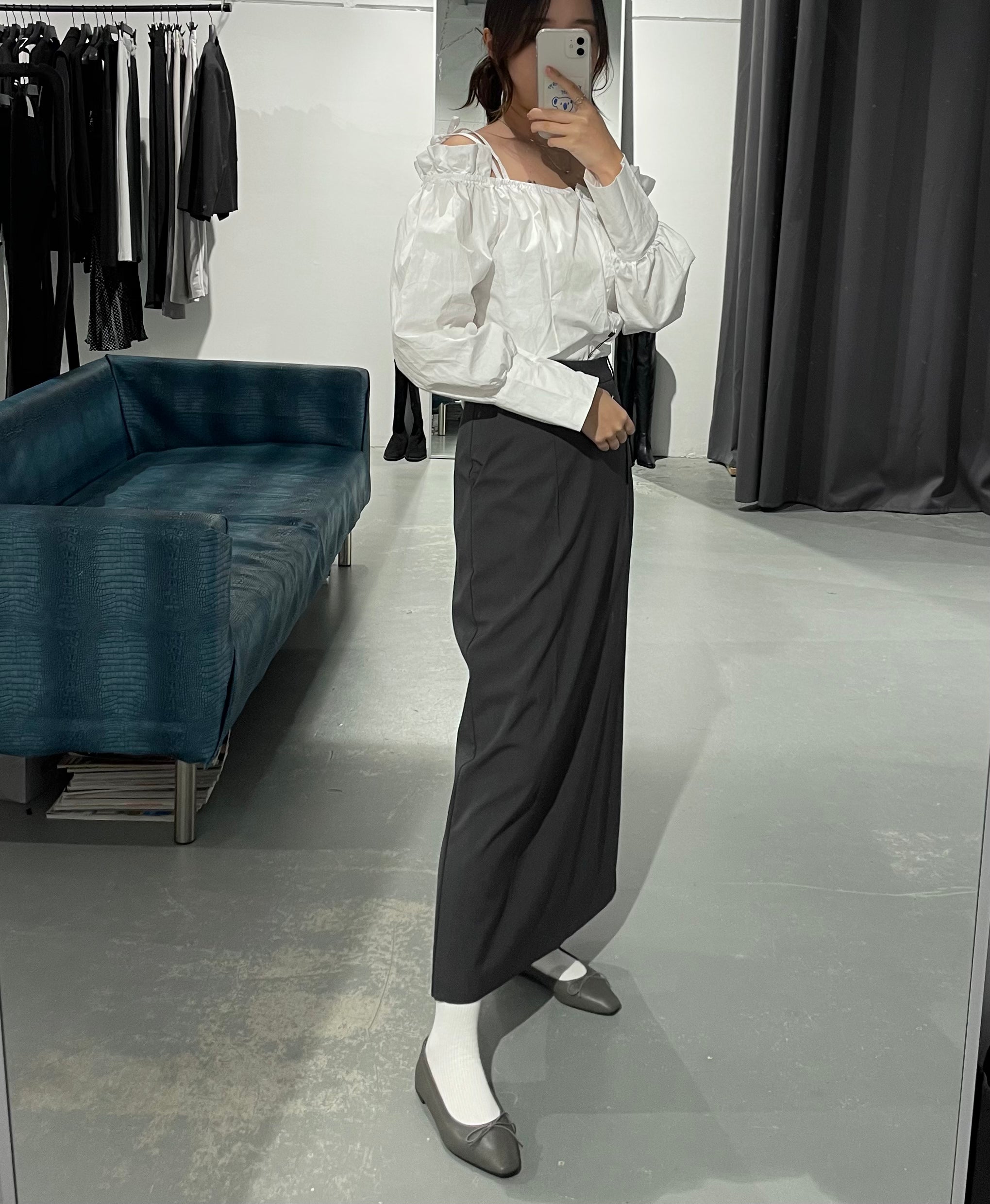 Nonon Off  Ribbon Blouse