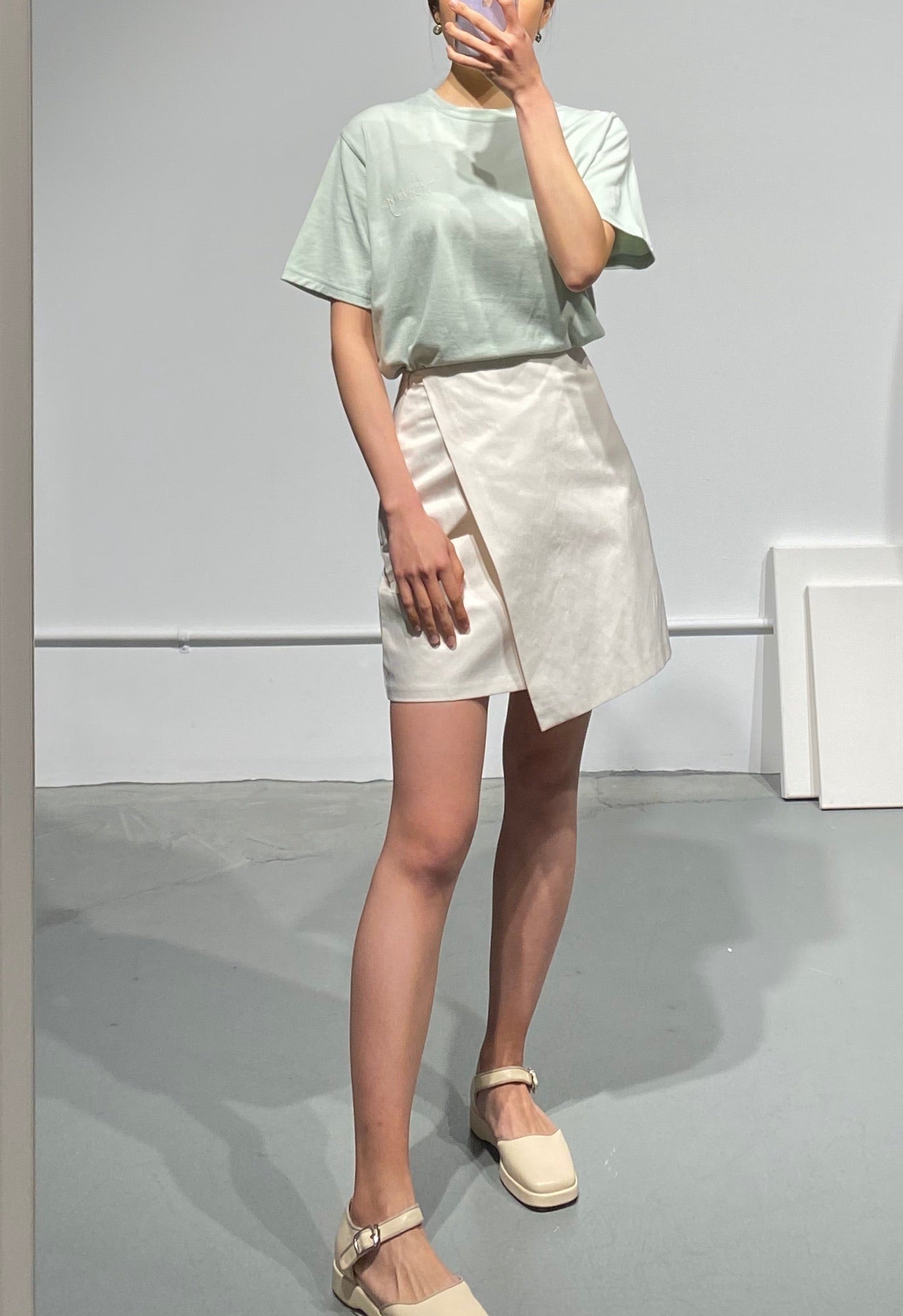 BORA Asymmetric Mini Skirt