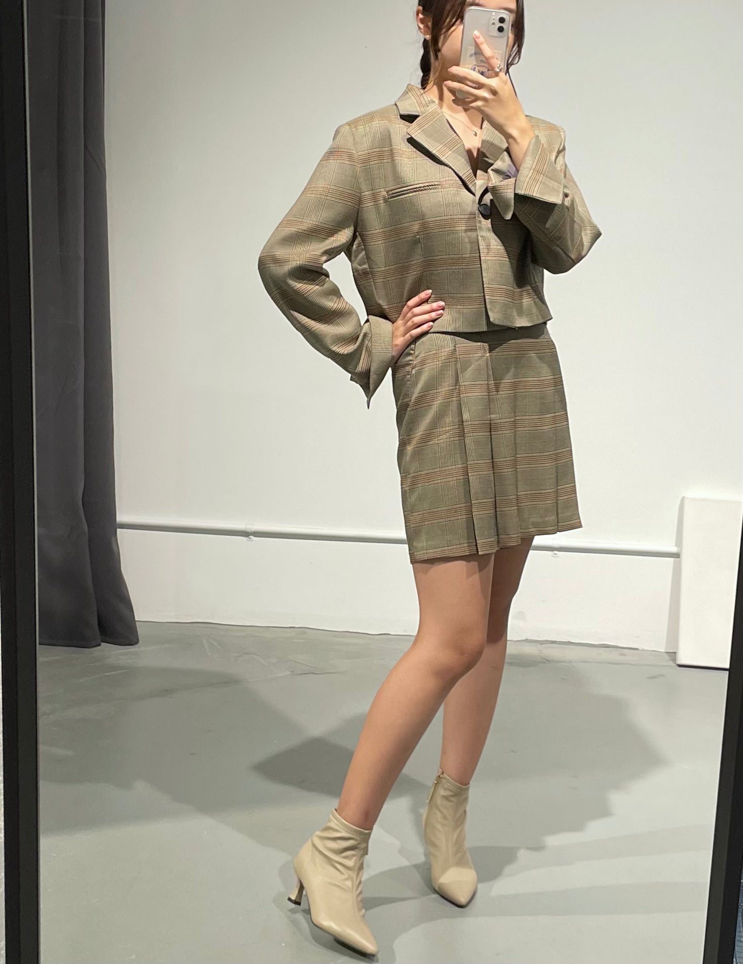 Mods Tartan Crop Jacket