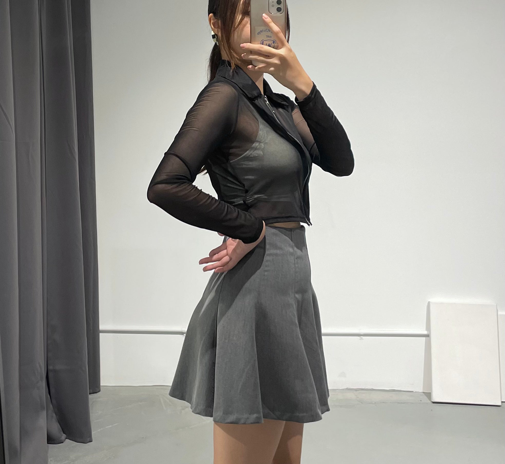 Bird Mash Zip Cardigan