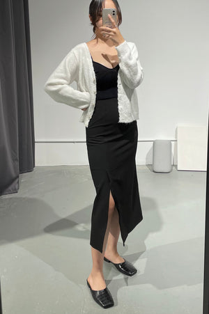 Soft Wool V Cardigan