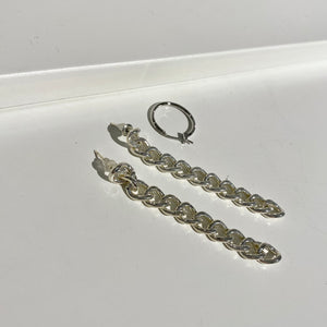 Two-way Earrings (925 Silver)