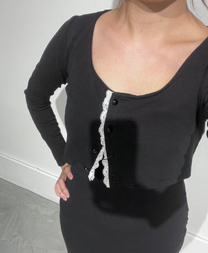 ANA Honey Lace Dress Cardigan Set