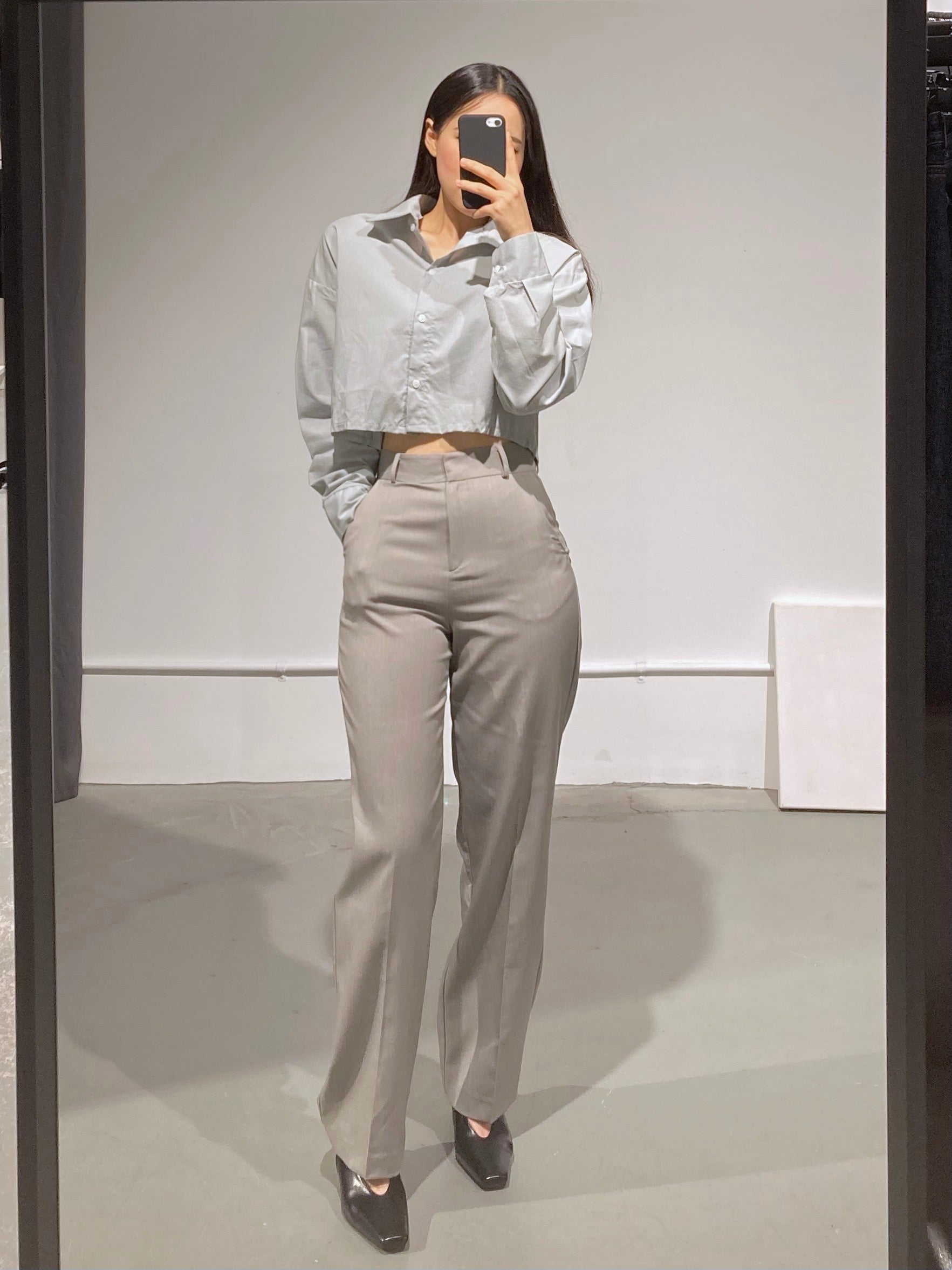 Lucy Strait Tailored Pants – Rococo Seoul