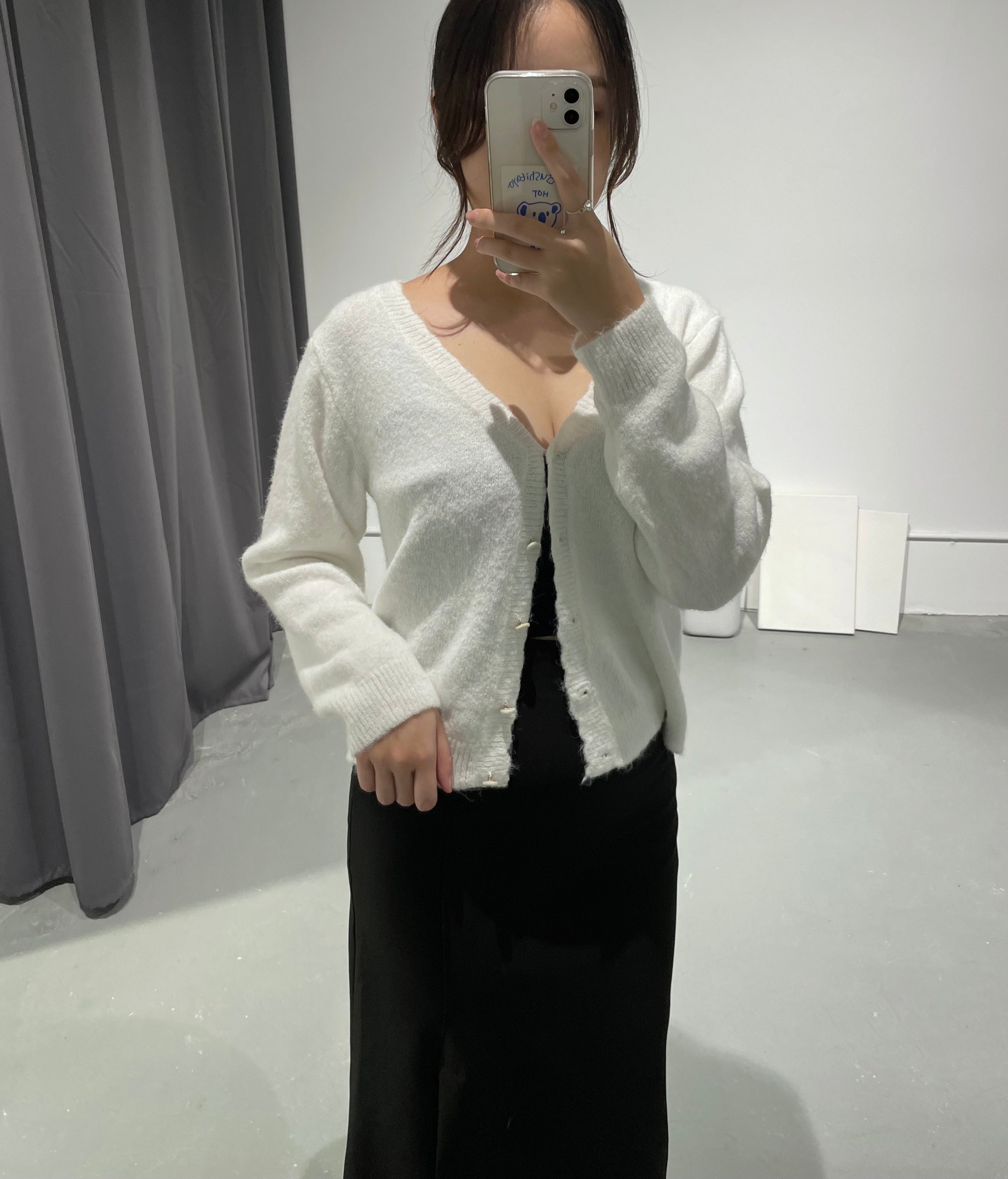Soft Wool V Cardigan
