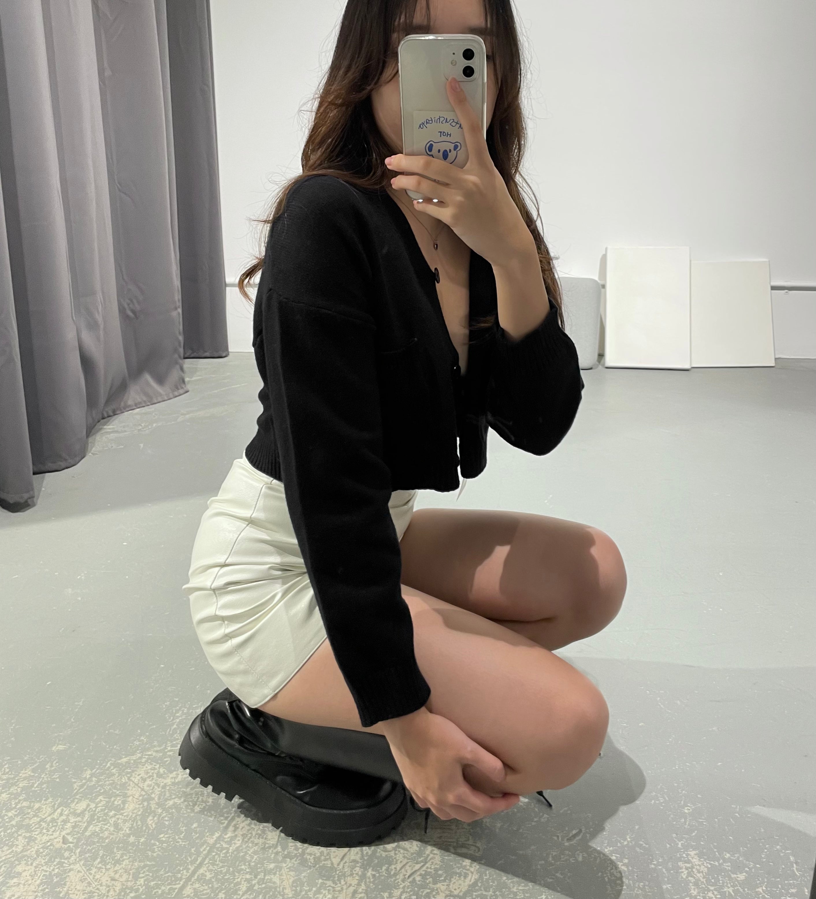 Nonon Heart Knit Cardigan