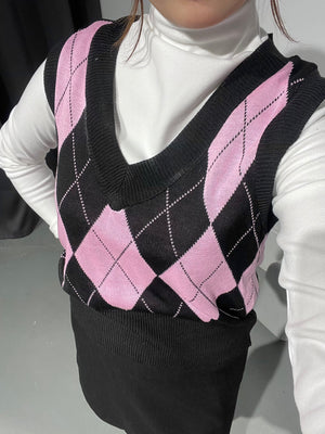 Argyle Vest