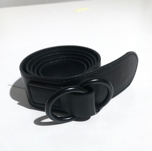 Leather Double Ring Belt