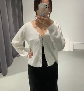 Soft Wool V Cardigan