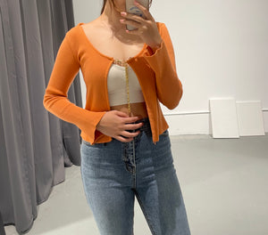 Bird Chain Cardigan