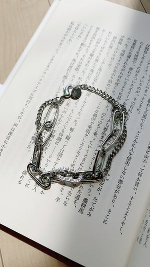 Cubic Point Bracelet (925 Silver)
